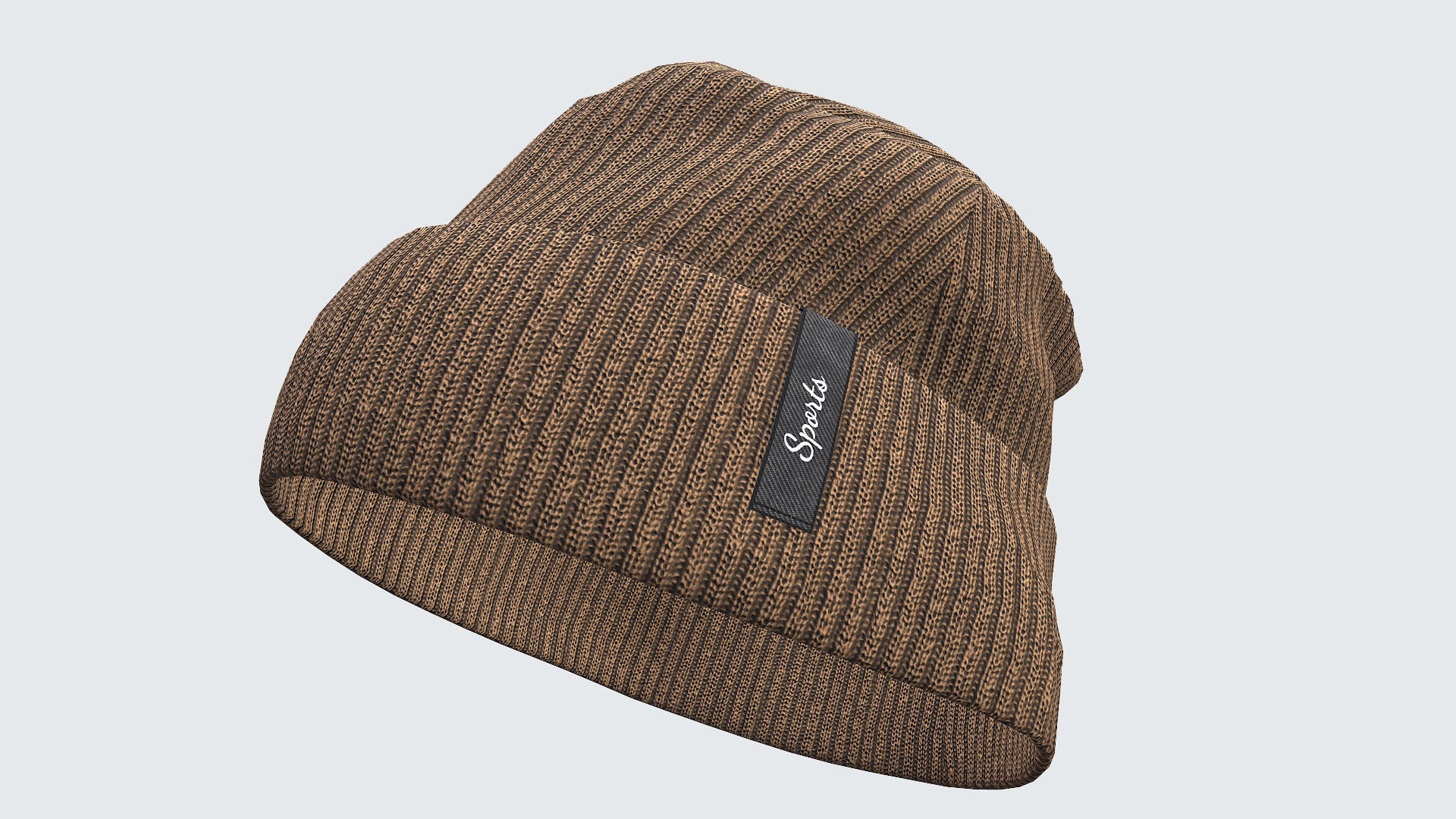 Beanie cap winter hat PBR game ready Low-poly 3D model_30