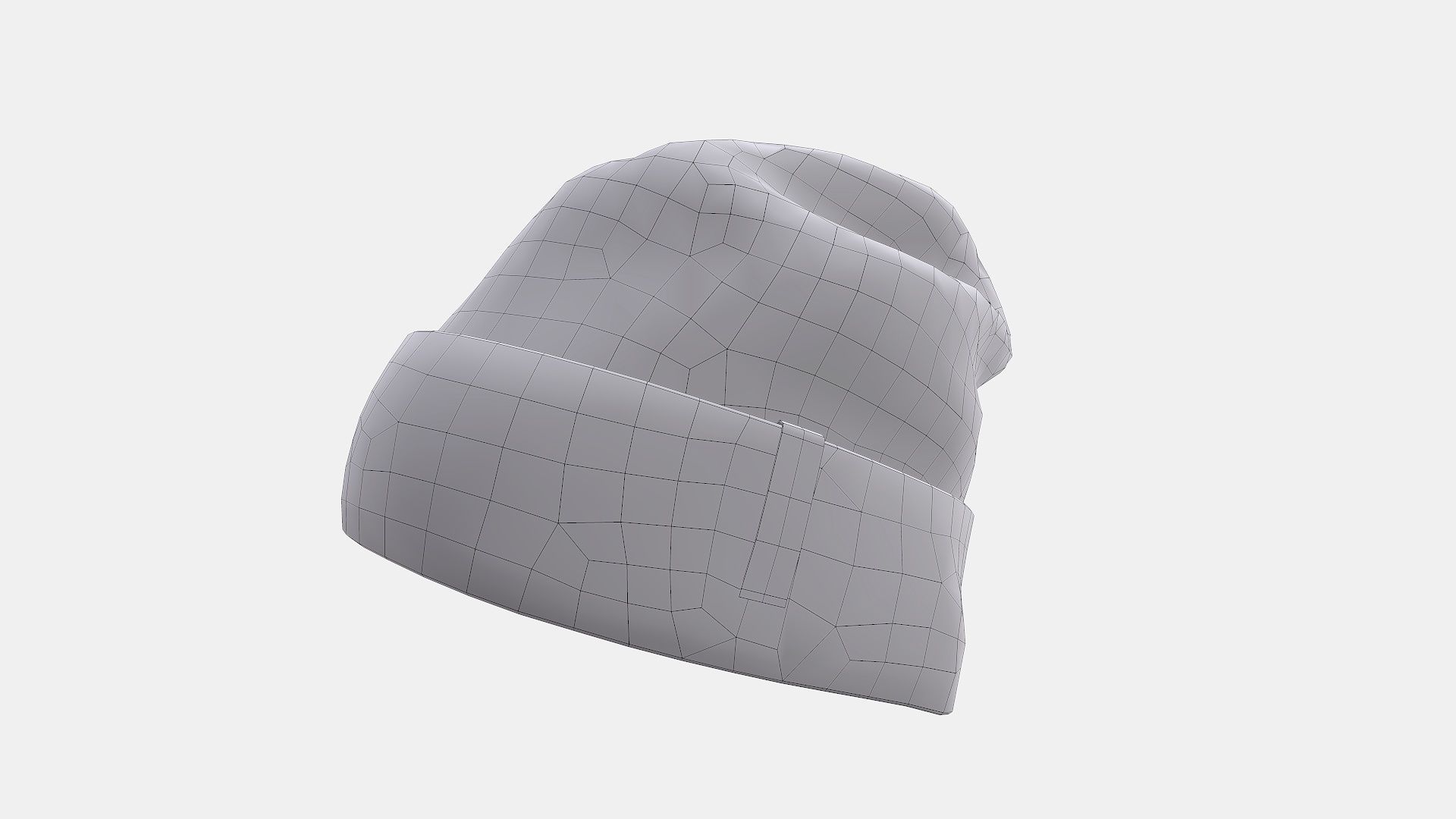 Beanie cap winter hat PBR game ready Low-poly 3D model_41