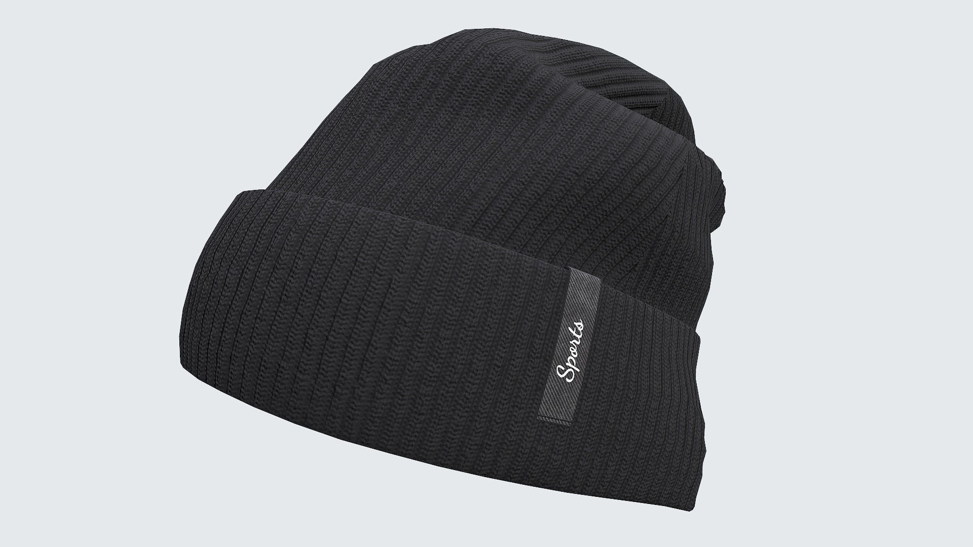 Beanie cap winter hat PBR game ready Low-poly 3D model_22