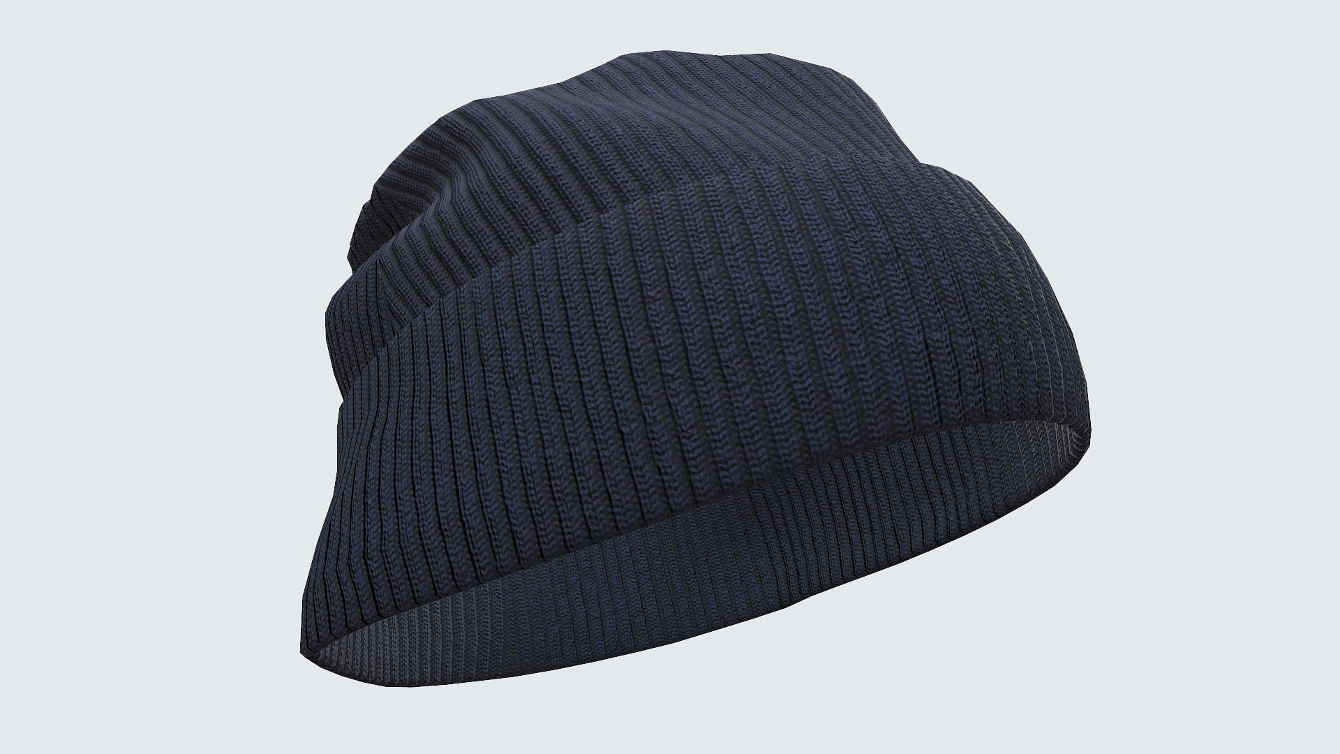 Beanie cap winter hat PBR game ready Low-poly 3D model_26