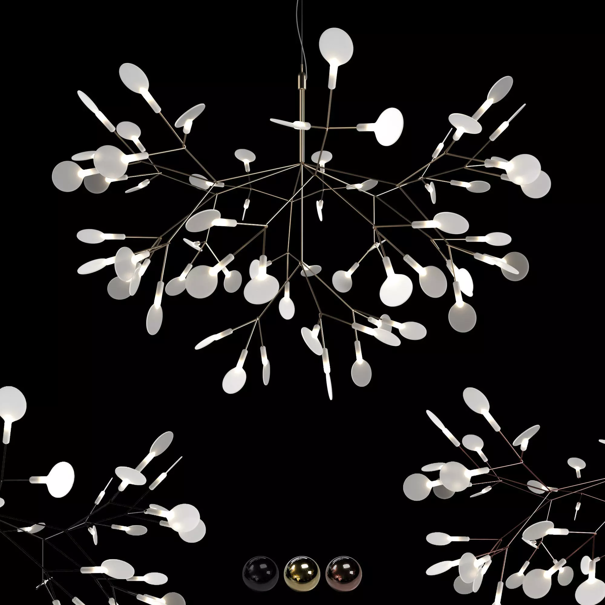 Chandelier Moooi Heracleum II 3D model