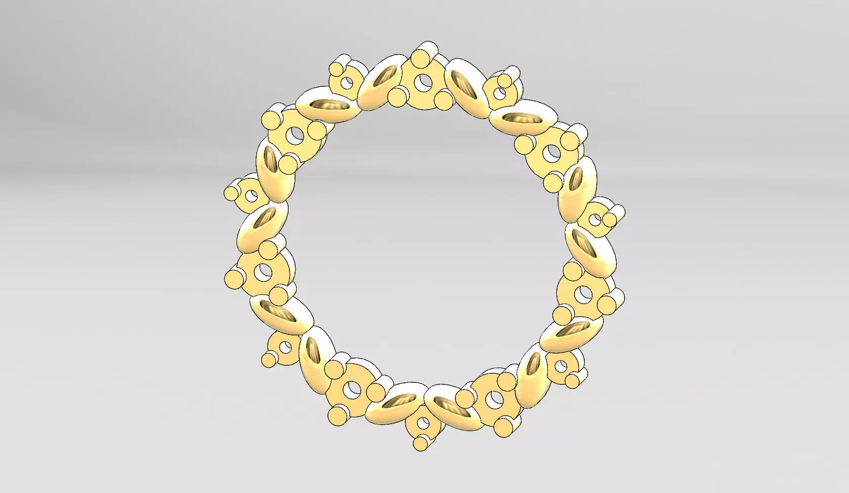 Bubble shaped pendant with diamond stones Free 3D print model