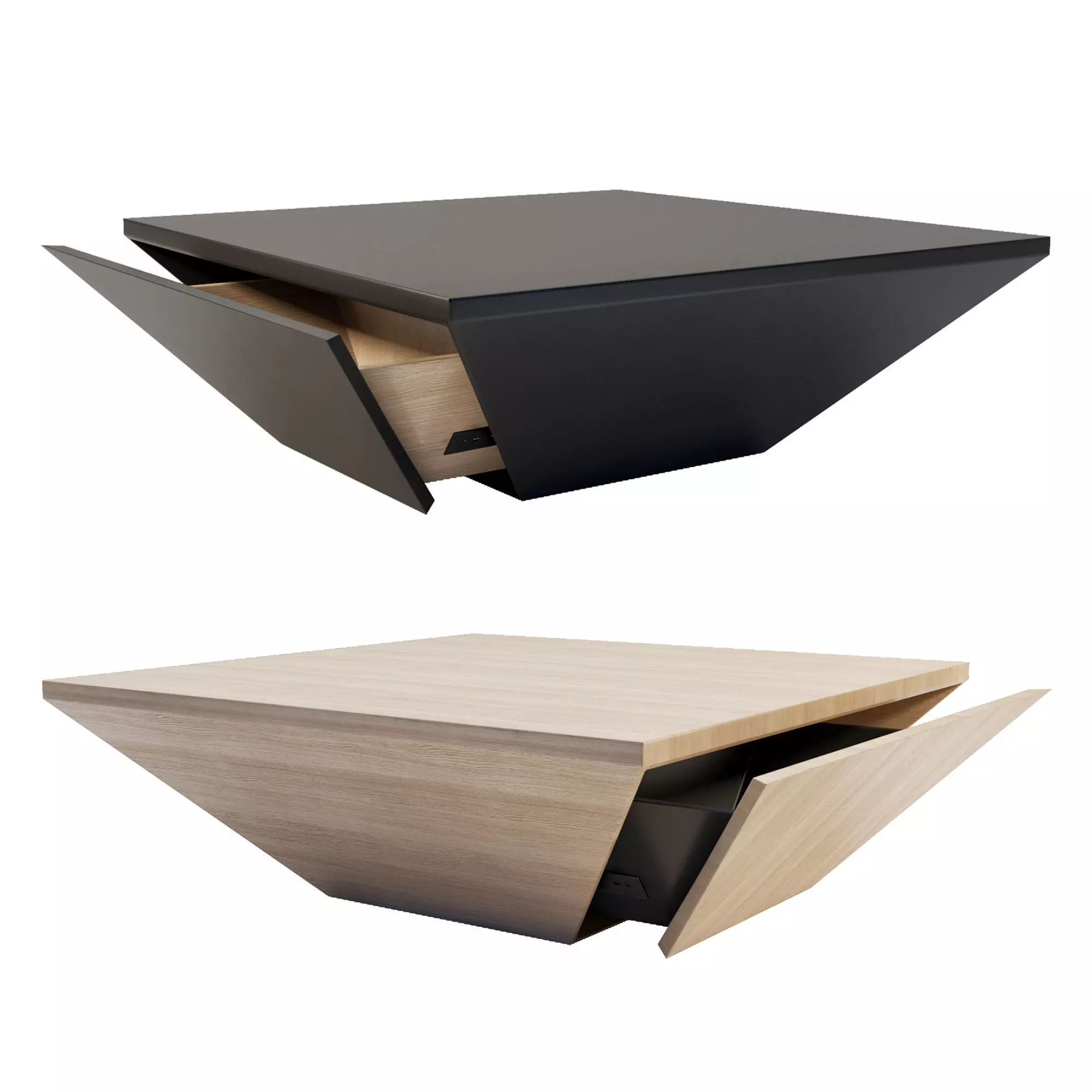 Drum Coffee Table - Homary 3D model_0