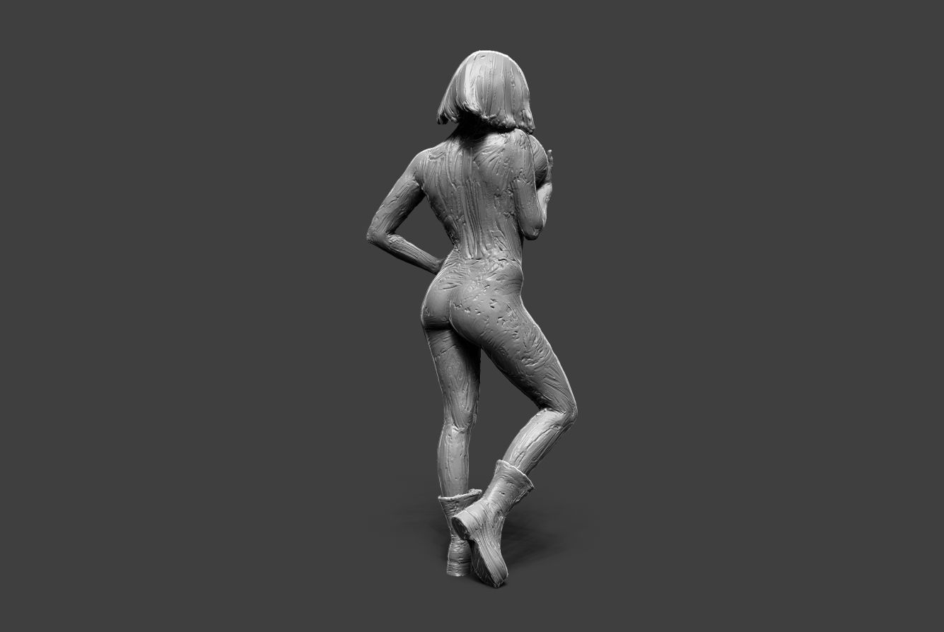 Clay Girl 12 3D print model_1