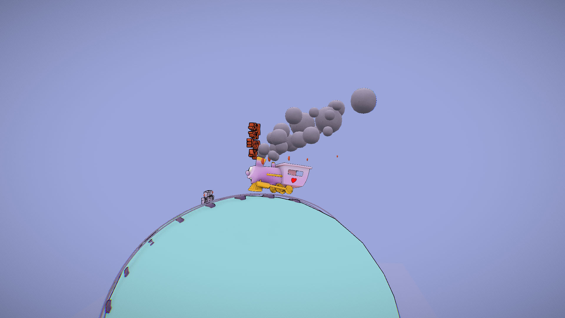 I choo choo choose you - Valentine s Day card - Simpsons Low-poly 3D model_6