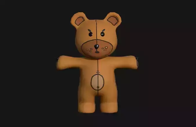 3D Teddy Model bear