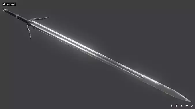 The Witcher type sword 