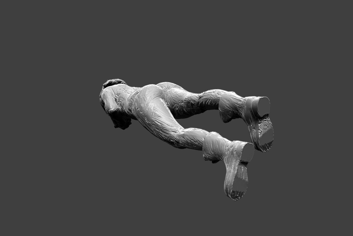 Clay Girl 14 3D print model_14