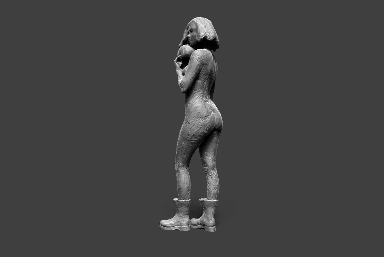 Clay Girl 14 3D print model_0