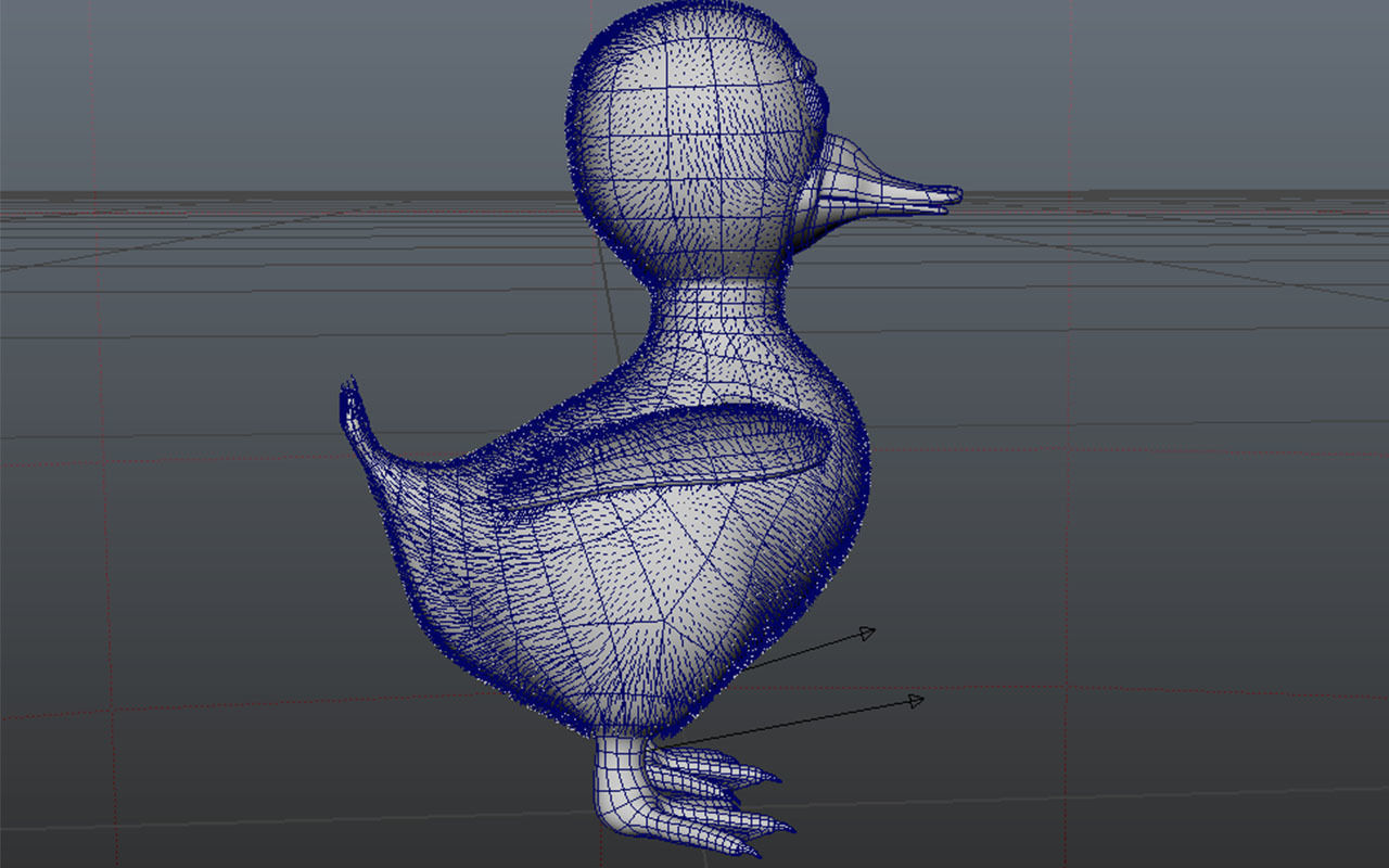 Cartoon Cute Duck Family Rigged 3D models 3D model_21