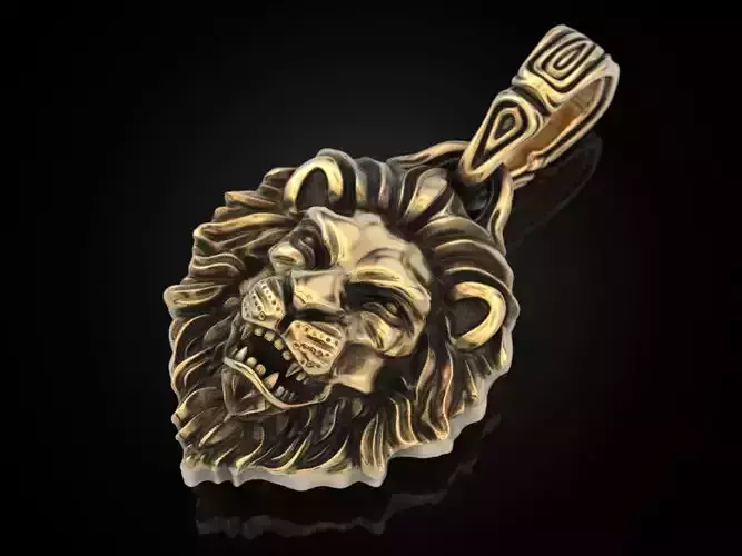 Lion Pendant 4