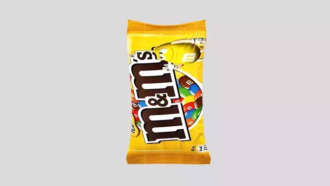  Candy  M and Ms - MnMs 3D model