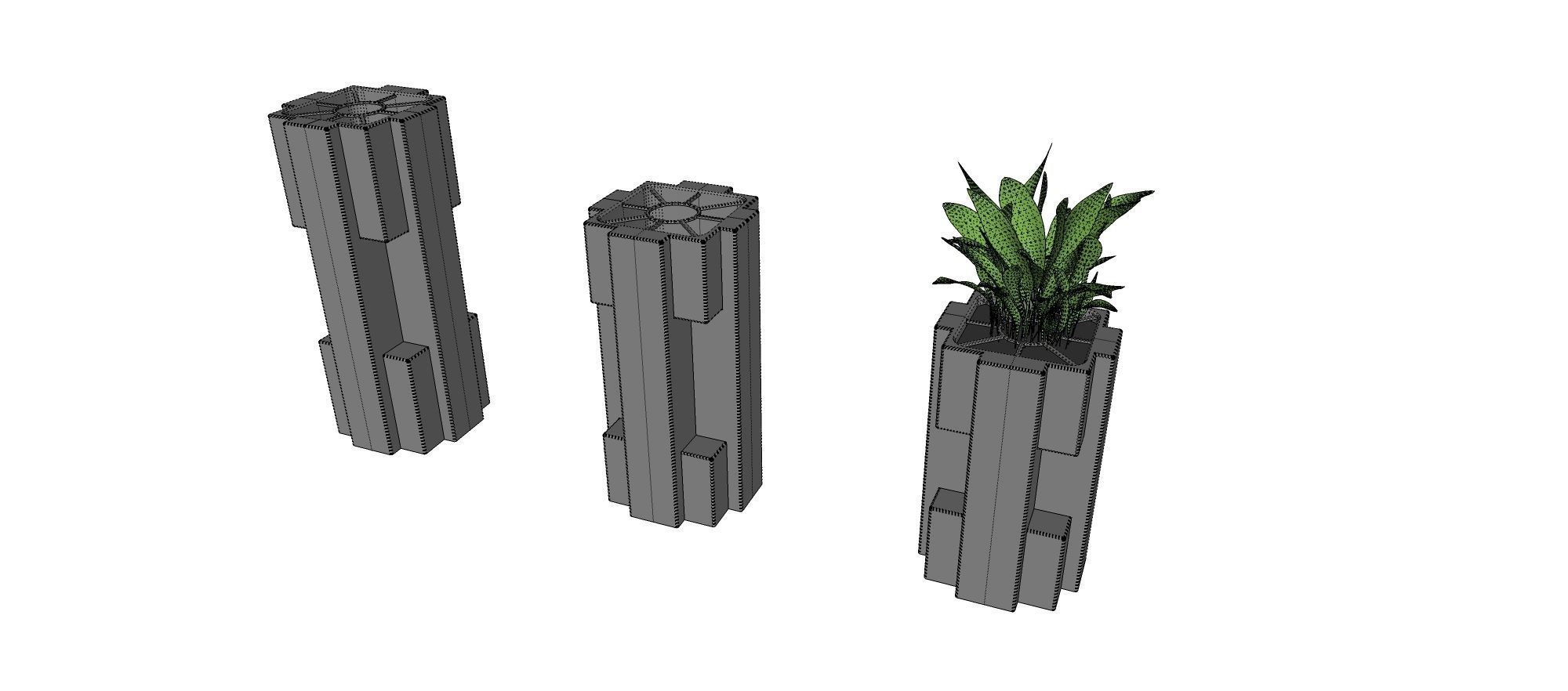 sci-fi furniture  3D model_19