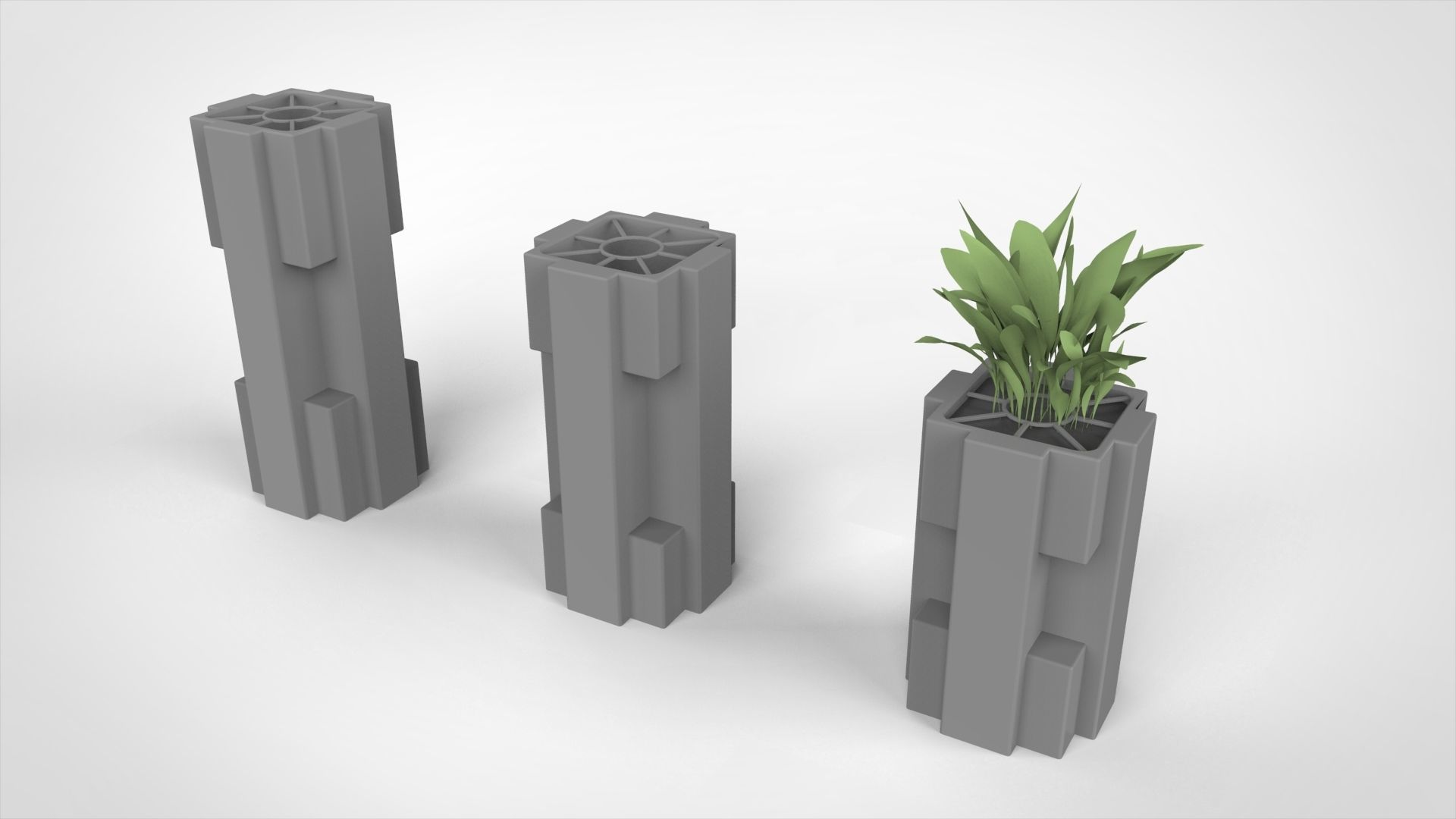 sci-fi furniture  3D model_9