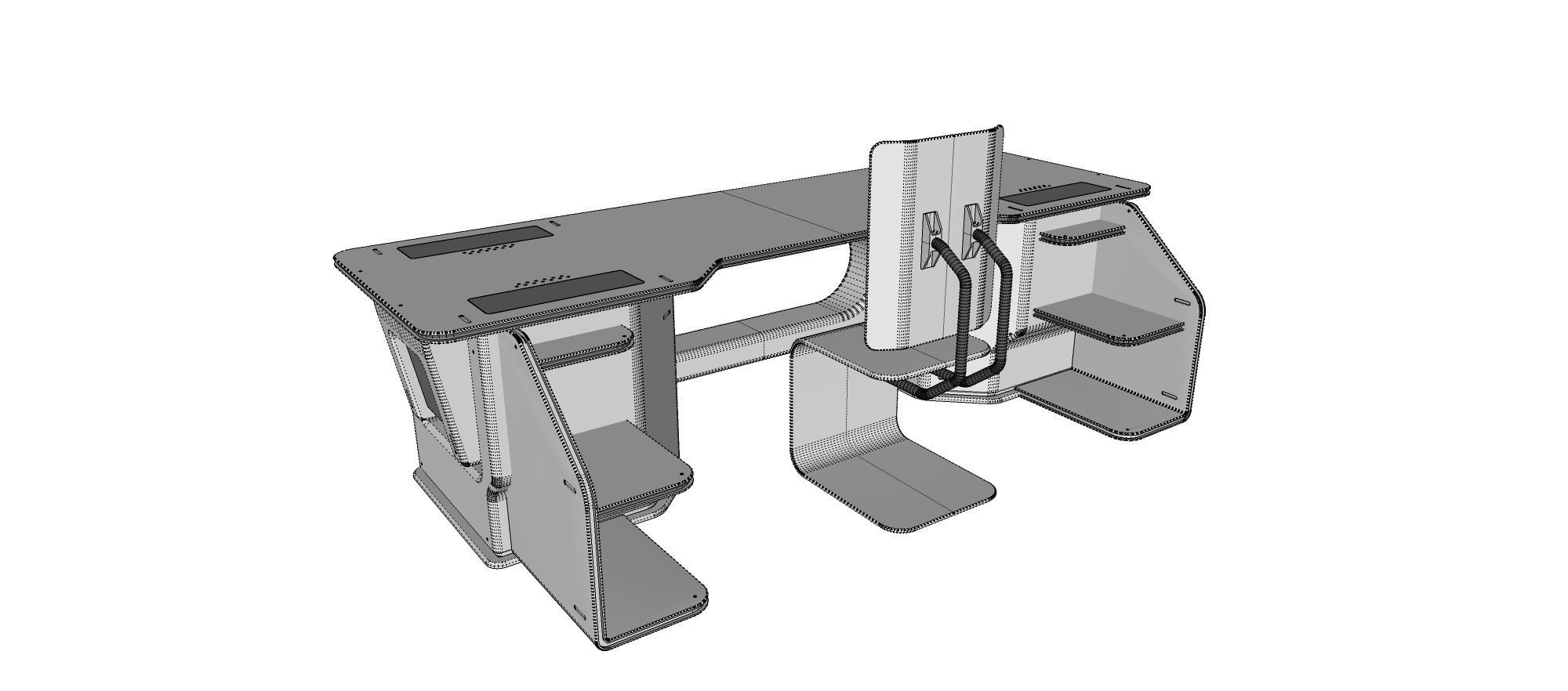 sci-fi furniture  3D model_17