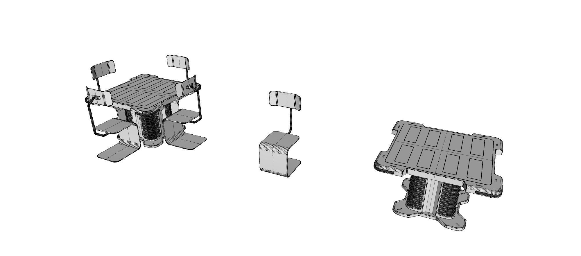 sci-fi furniture  3D model_20