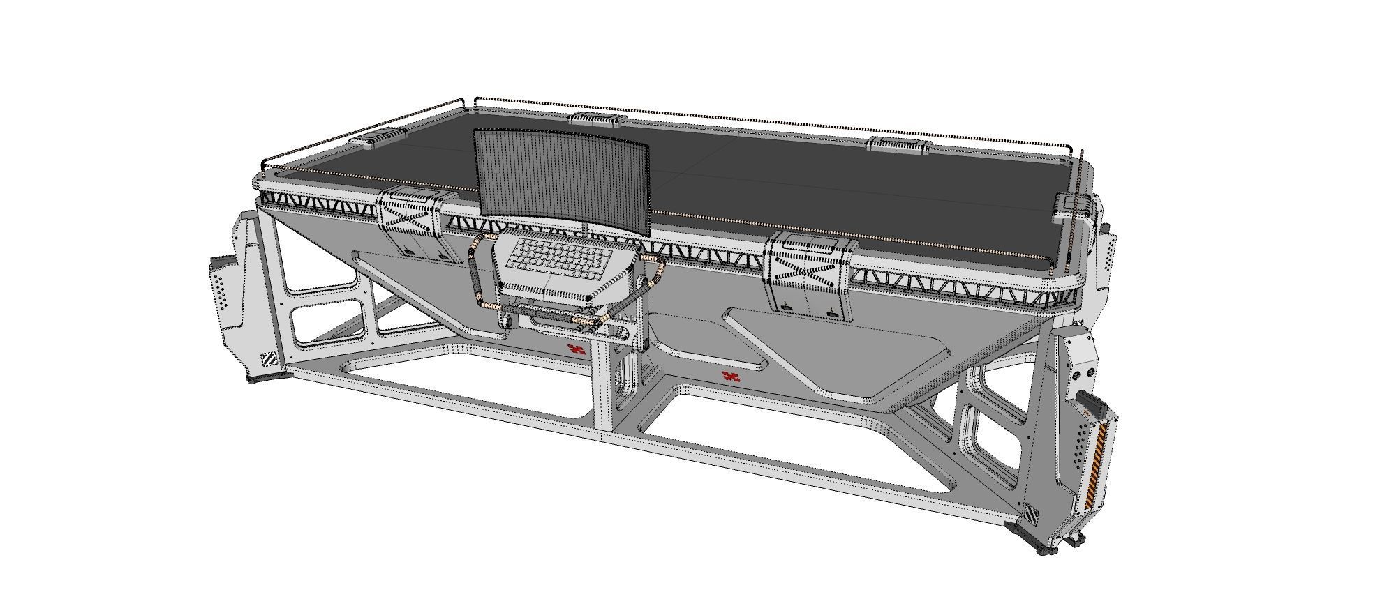 sci-fi furniture  3D model_15