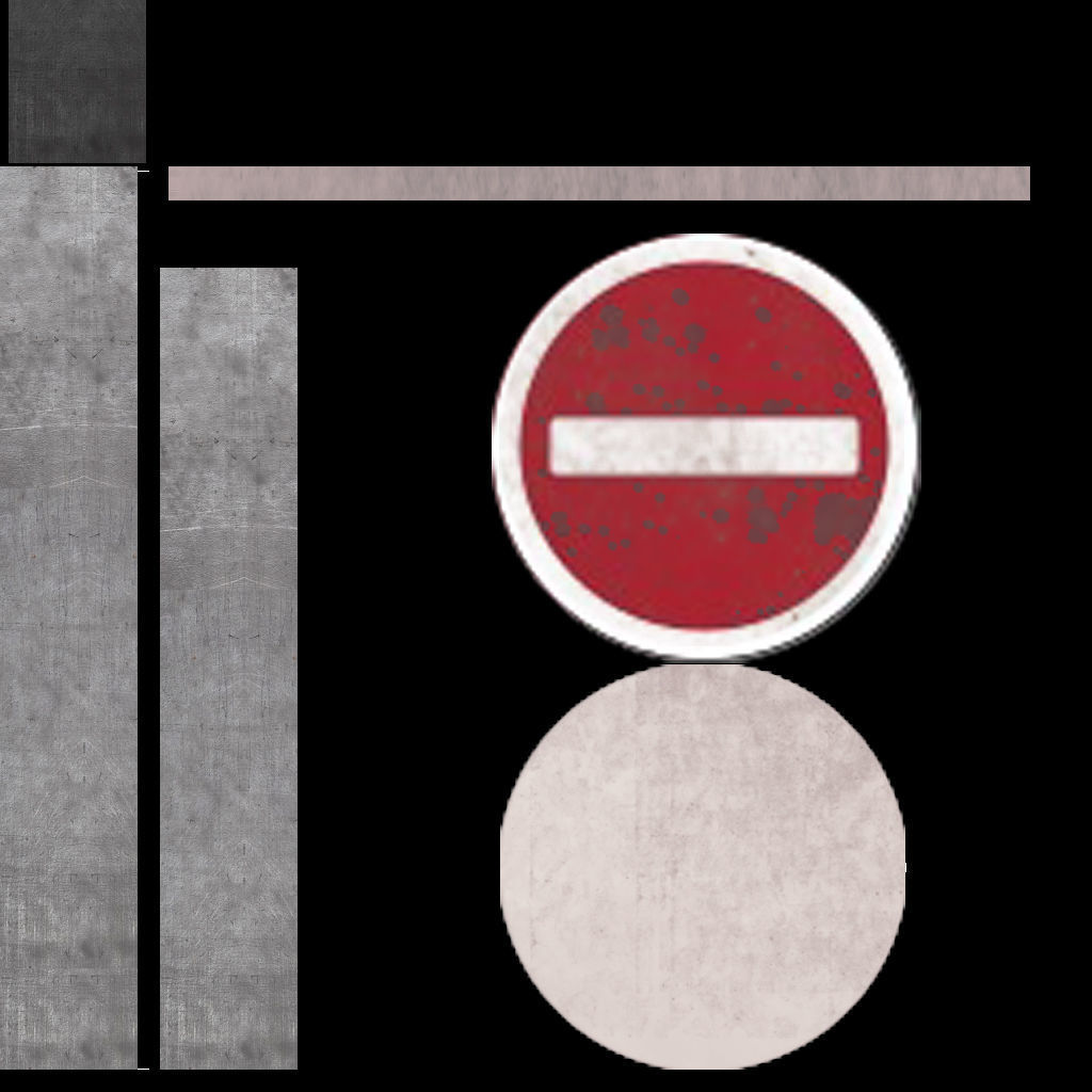 STREET SIGN  Low-poly 3D model_6