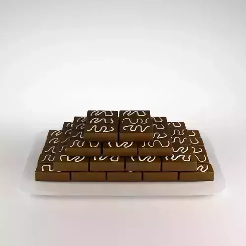 Cake 11 Chocolate cake  3D model