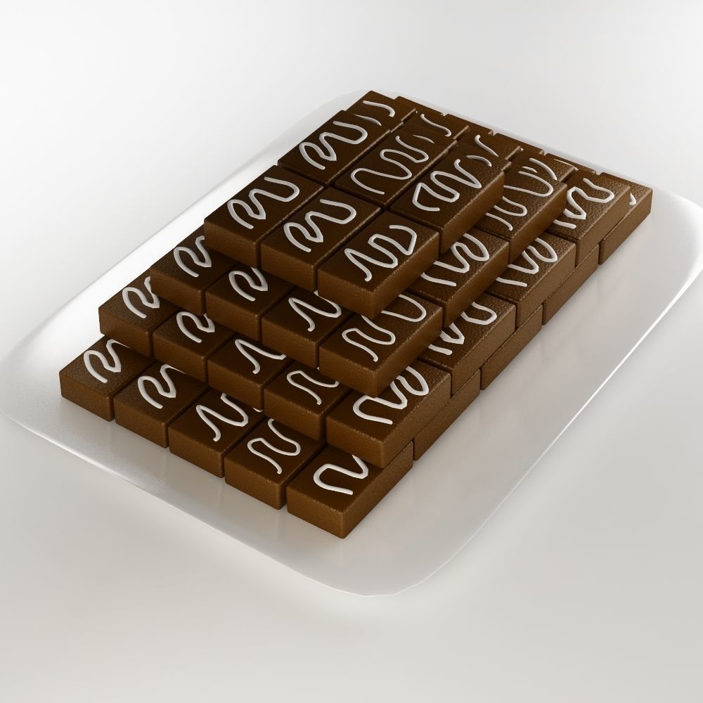 Cake 11 Chocolate cake  3D model_3