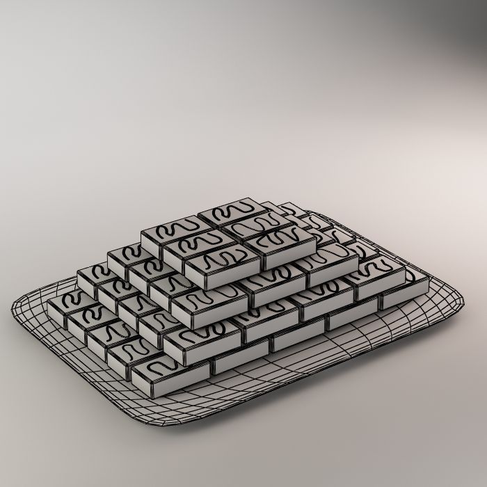 Cake 11 Chocolate cake  3D model_7