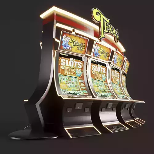 casino Texas slot machine 3D model