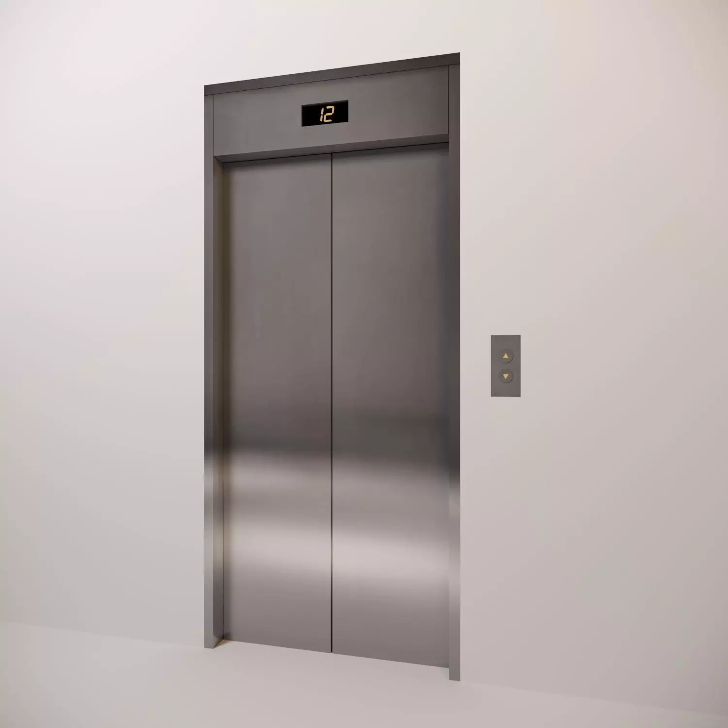 elevator door 3D model_0