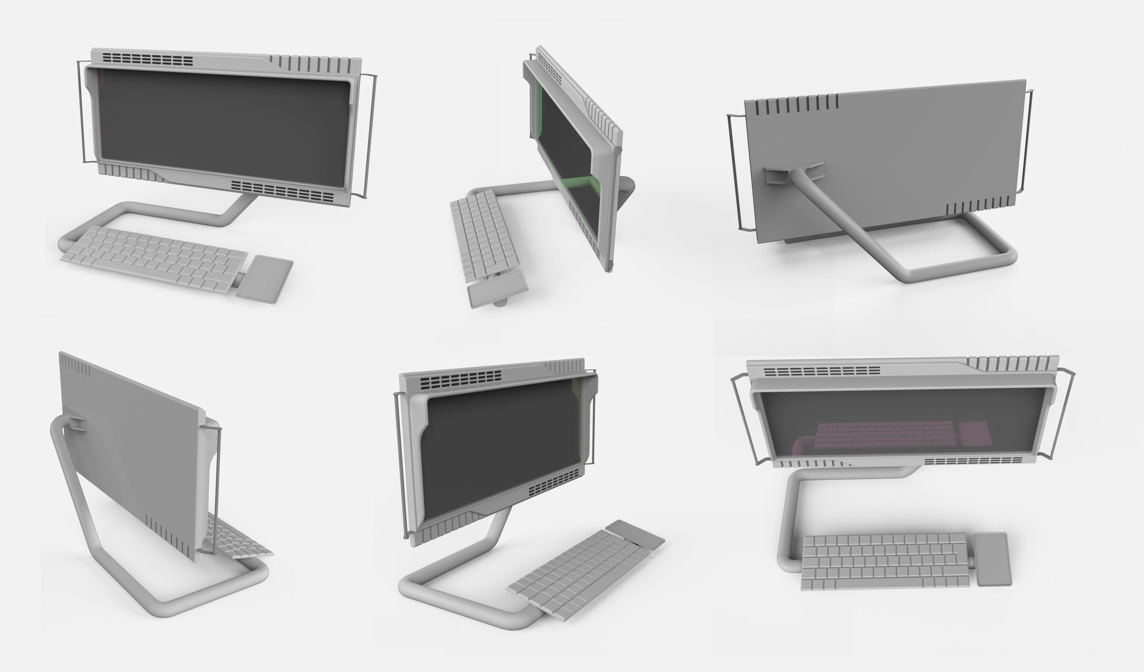 sci fi computer 3D model_24