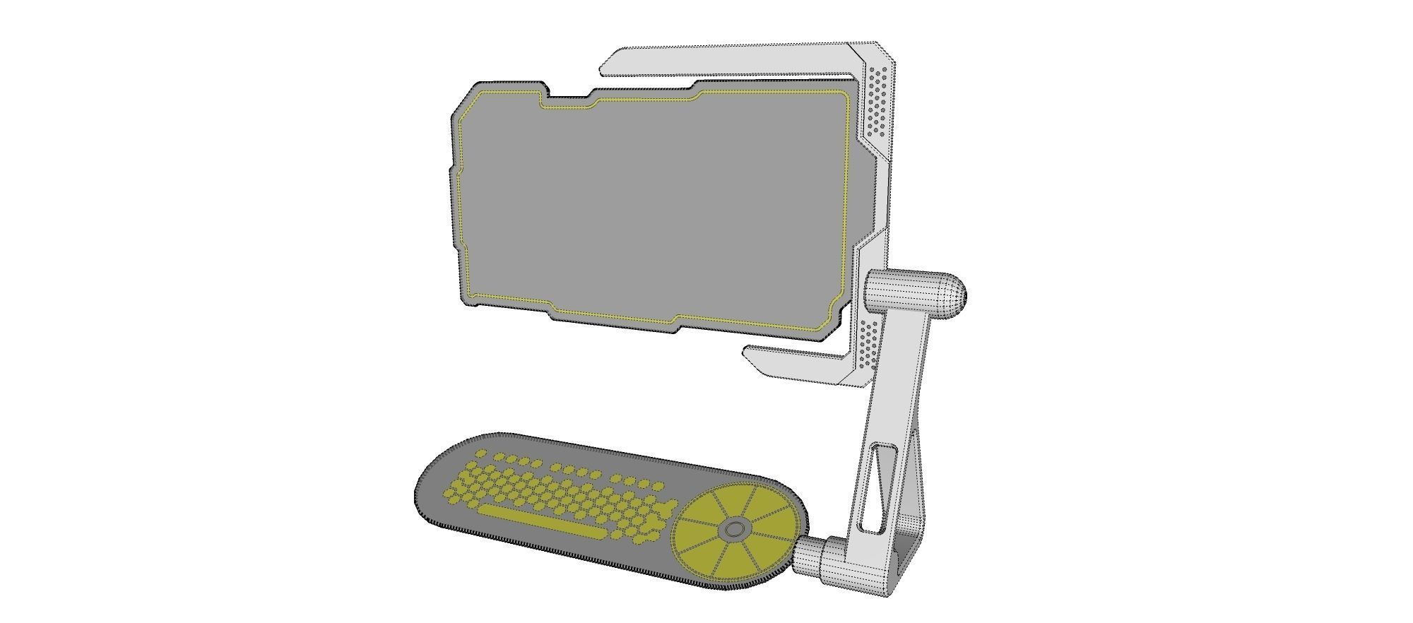 sci fi computer 3D model_32
