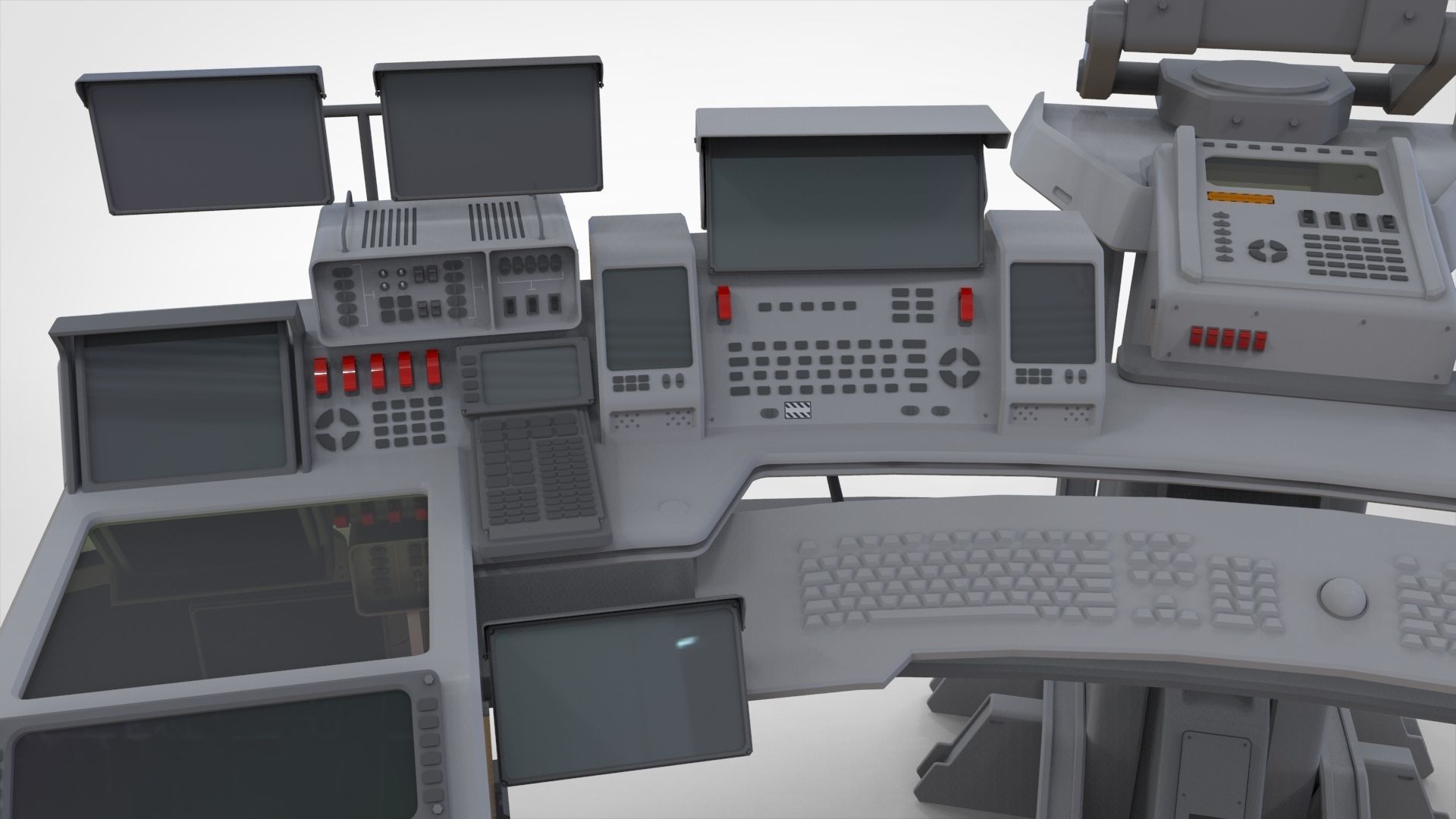 sci fi computer 3D model_14