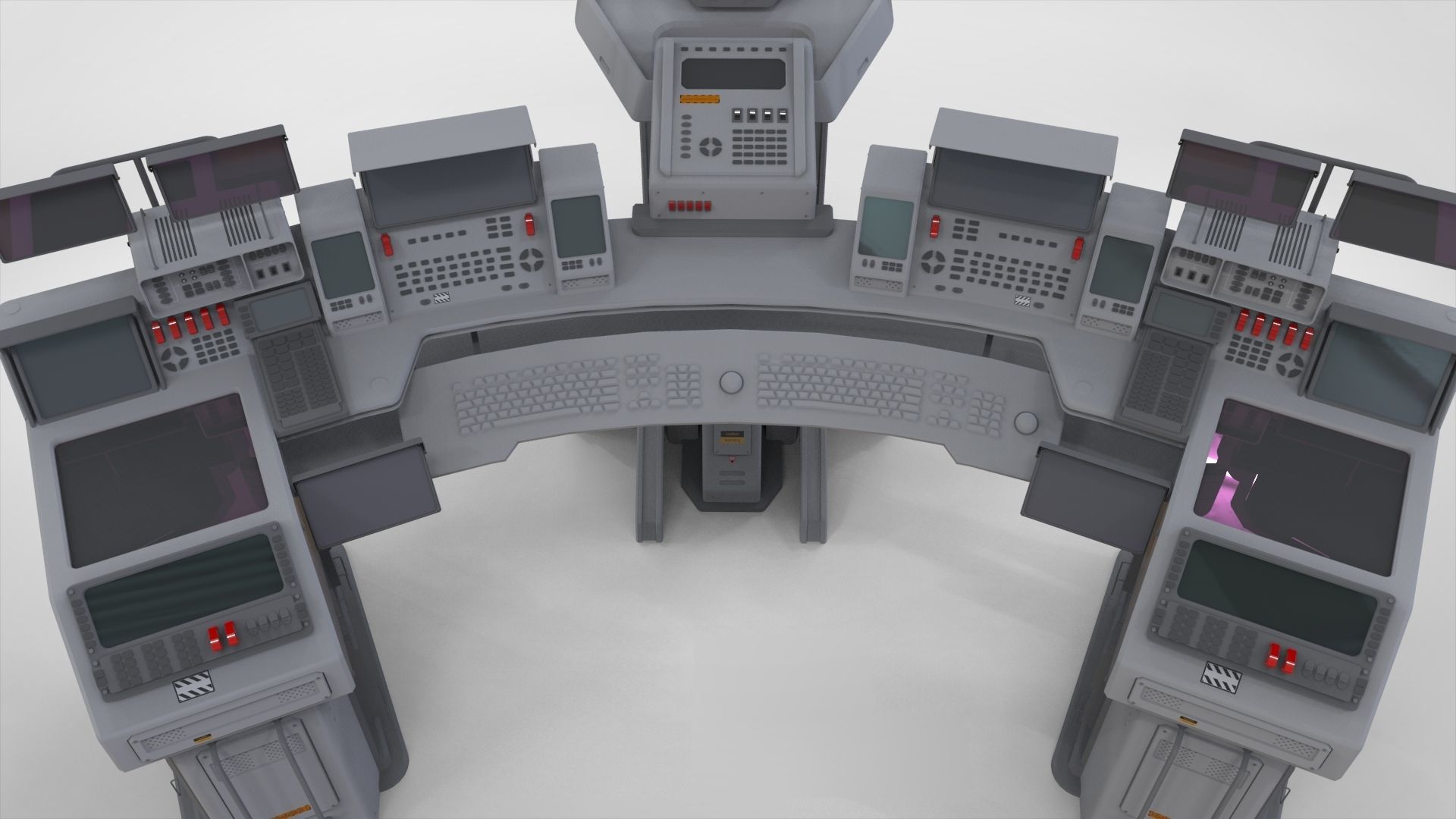 sci fi computer 3D model_20