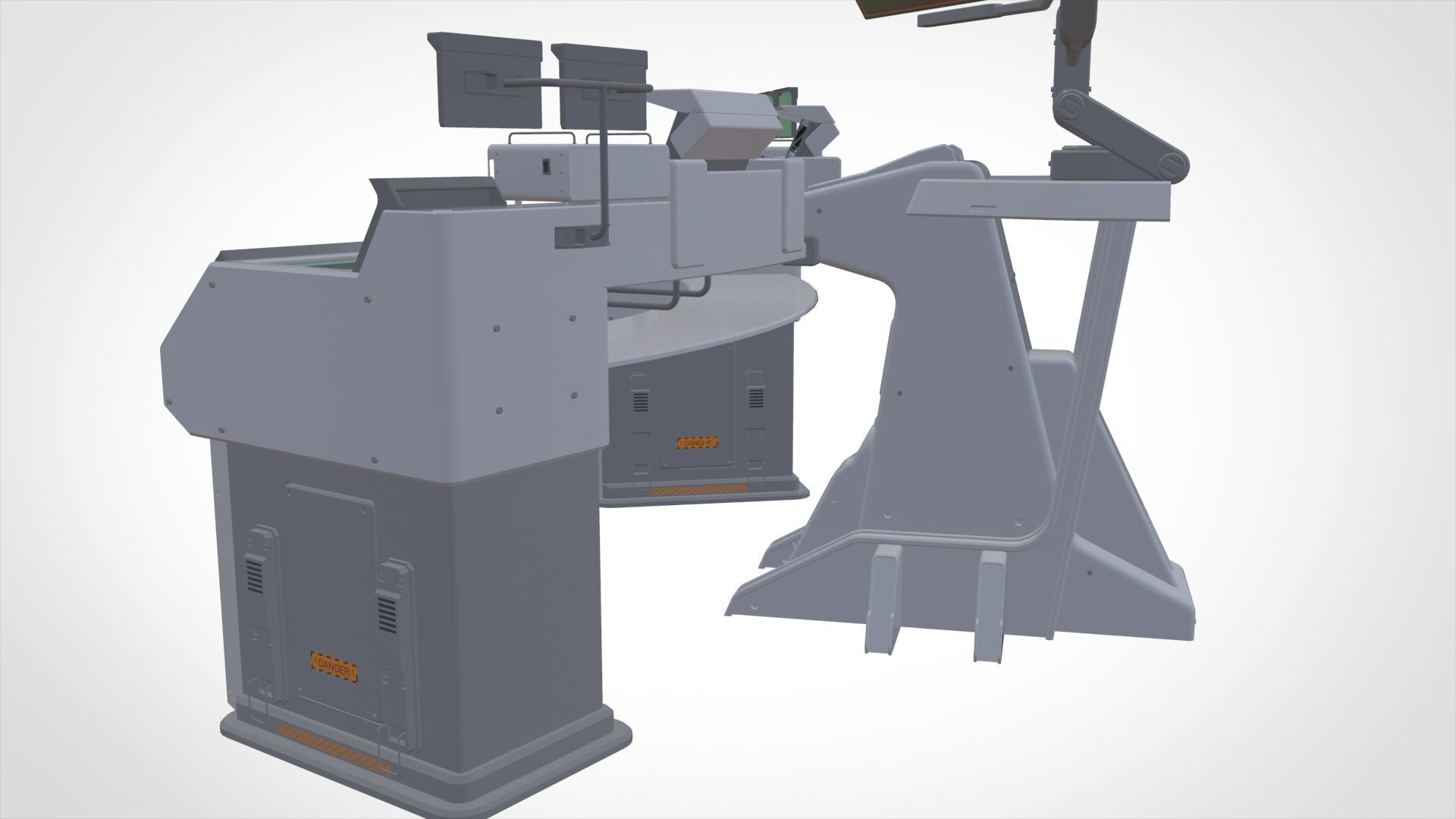 sci fi computer 3D model_21