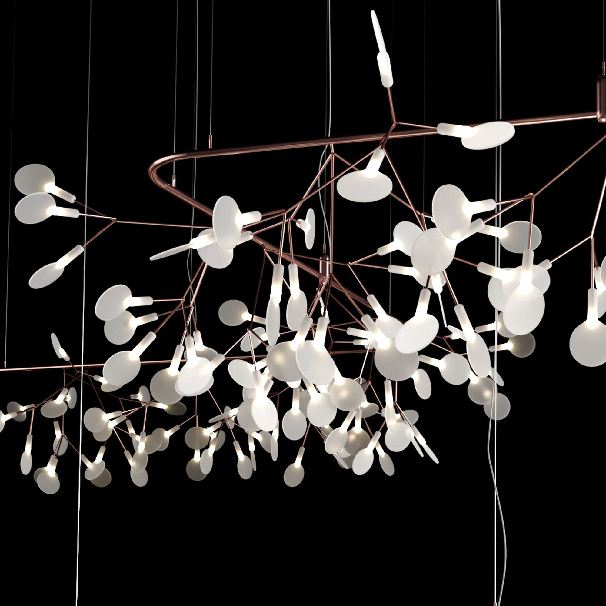 Chandelier mooi heracleum endless 3D model_1