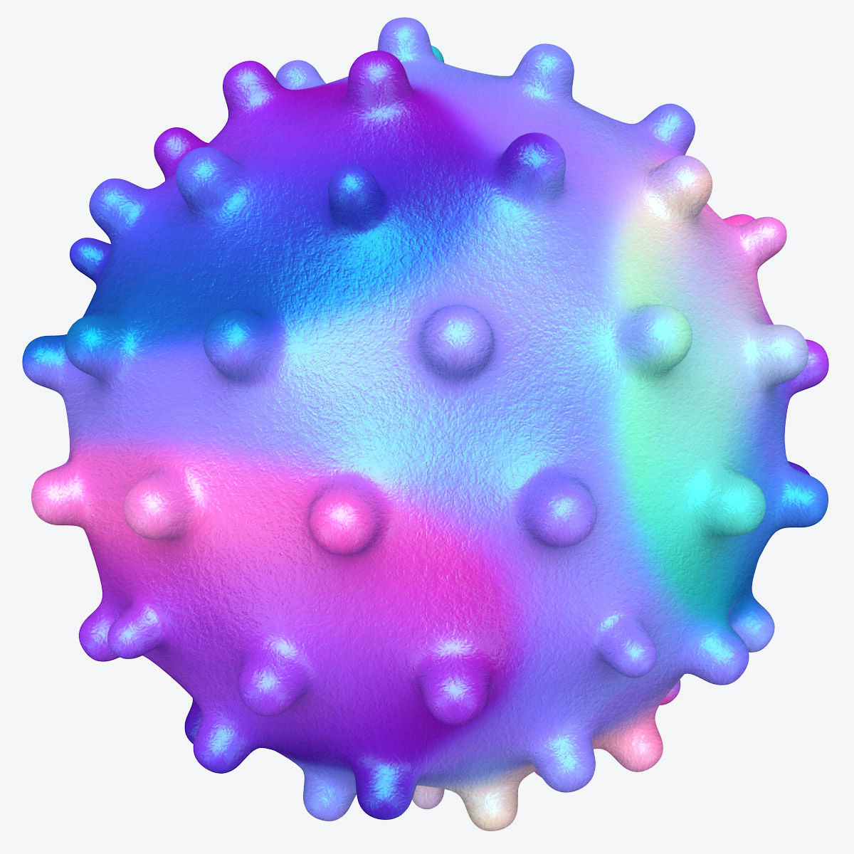 Virus 3D Model coronavirus 3D model_5