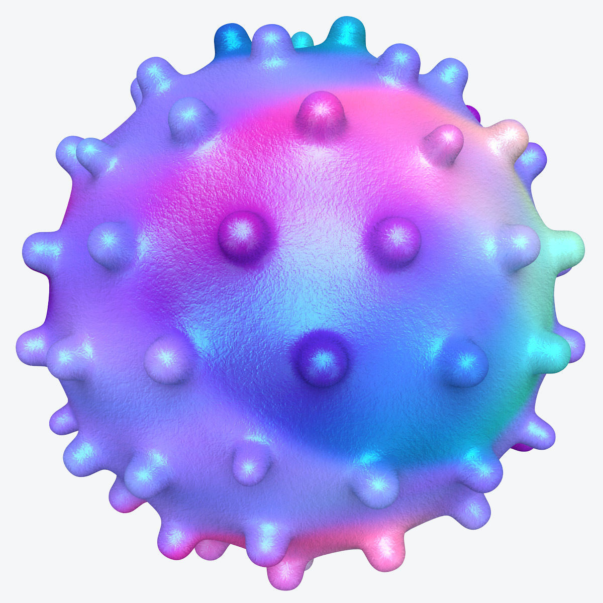 Virus 3D Model coronavirus 3D model_17