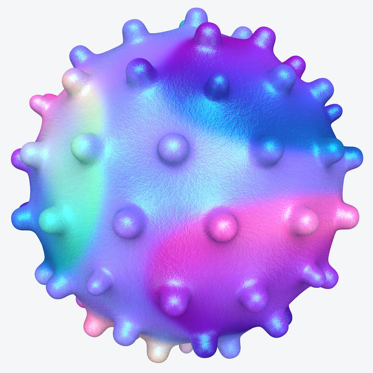Virus 3D Model coronavirus 3D model_11