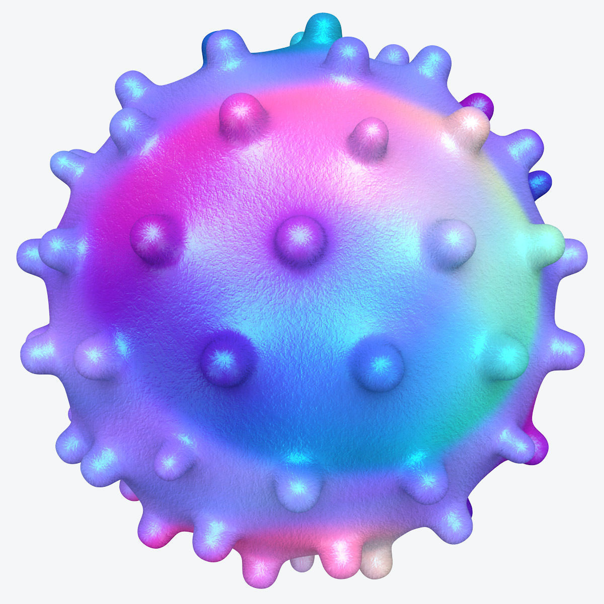 Virus 3D Model coronavirus 3D model_16