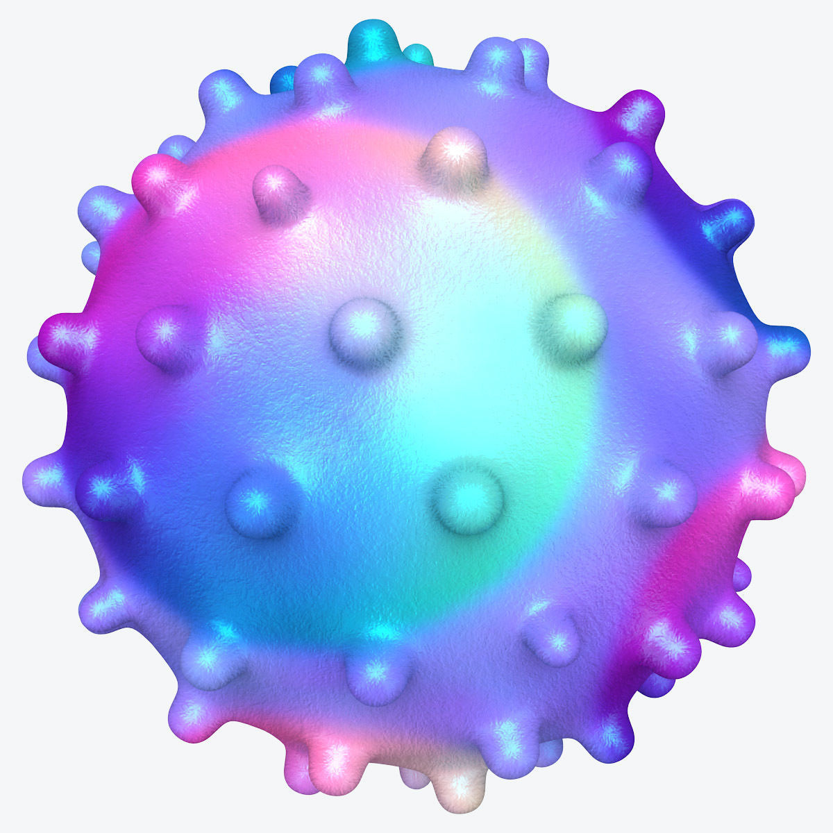 Virus 3D Model coronavirus 3D model_14