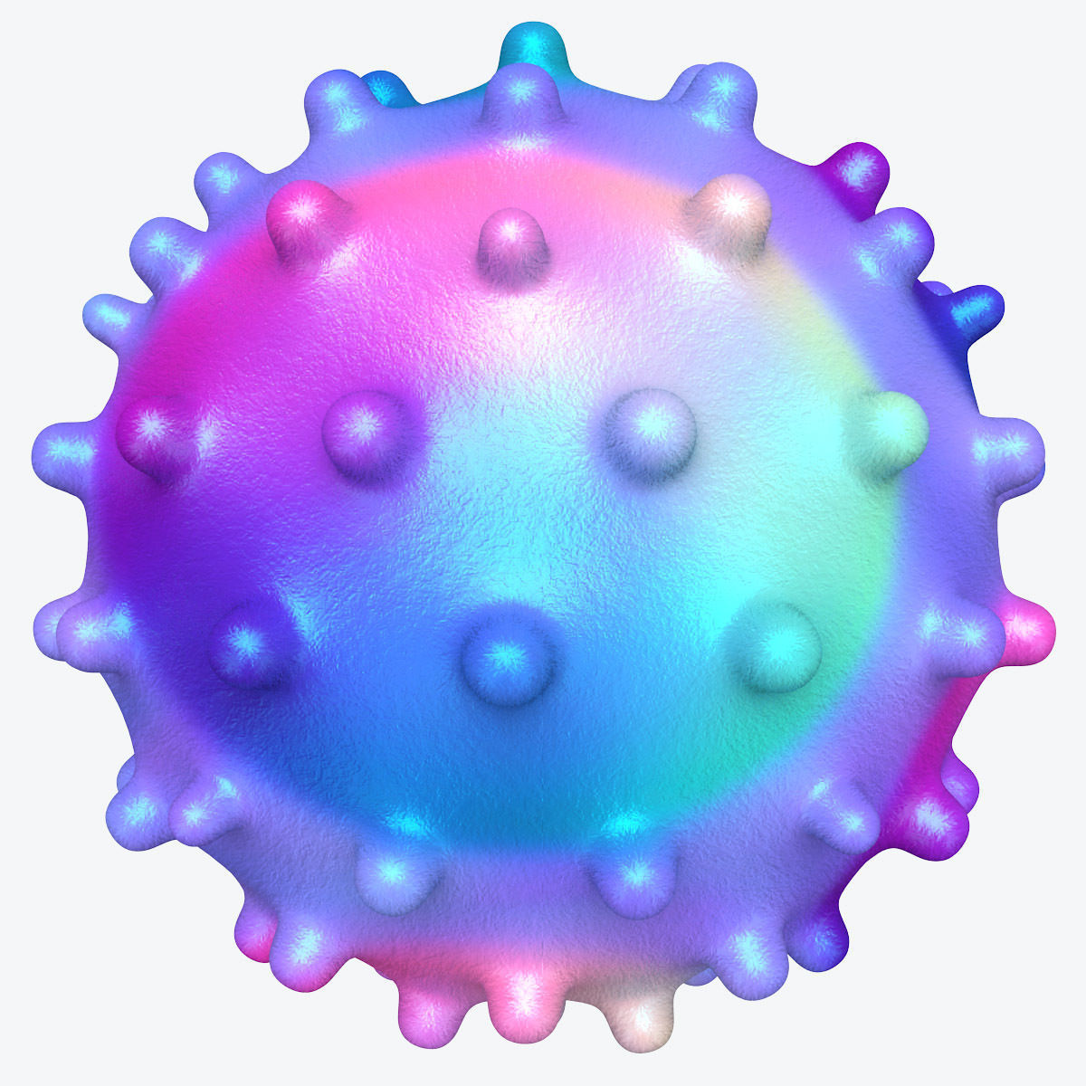Virus 3D Model coronavirus 3D model_15
