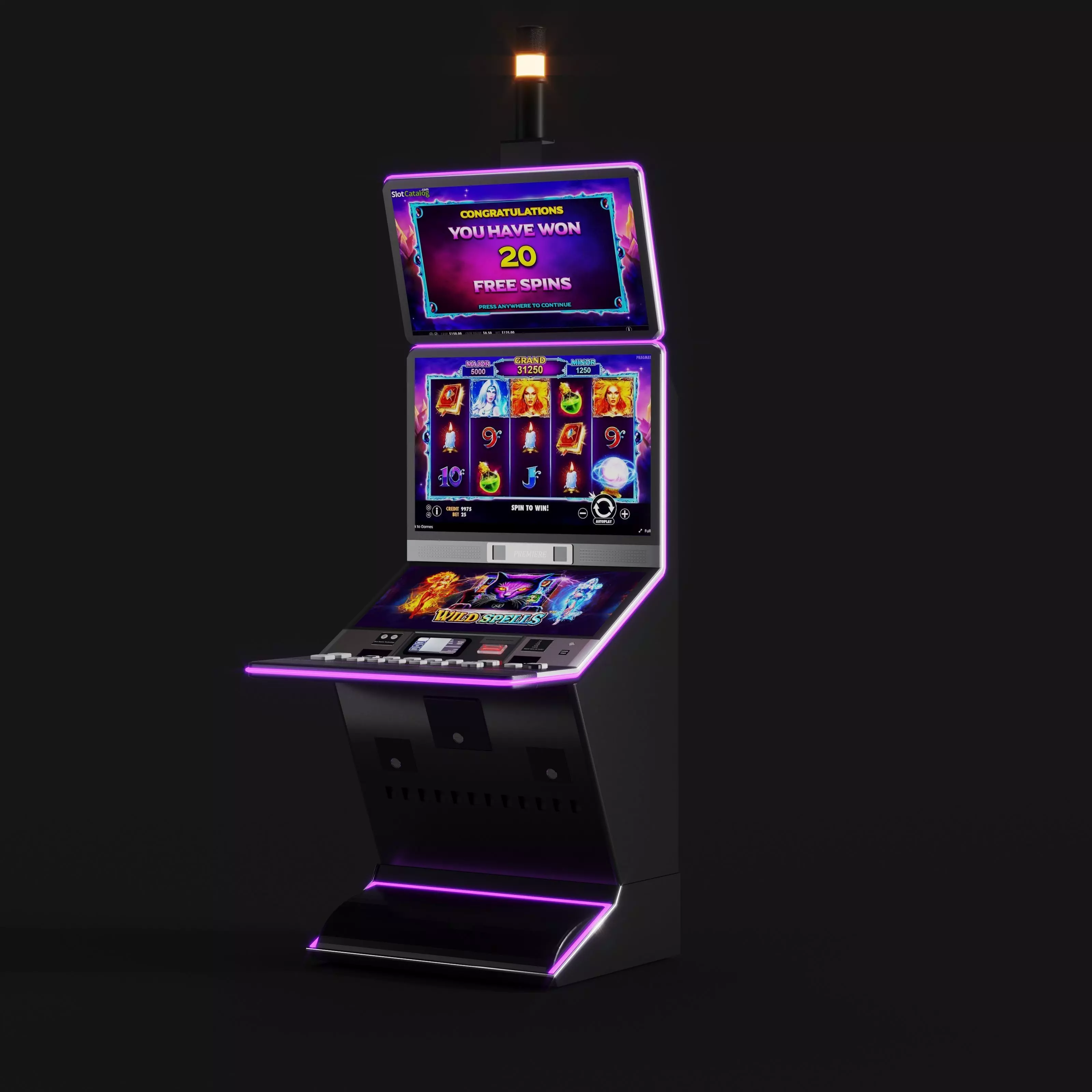 casino slot machine 3D model