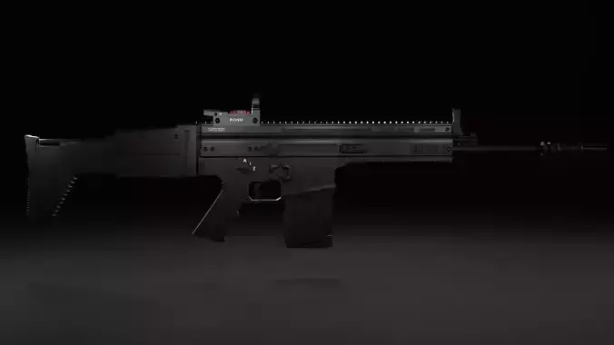 3d Scar-L assault rifle