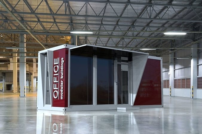 Modular office 15m2 3D model