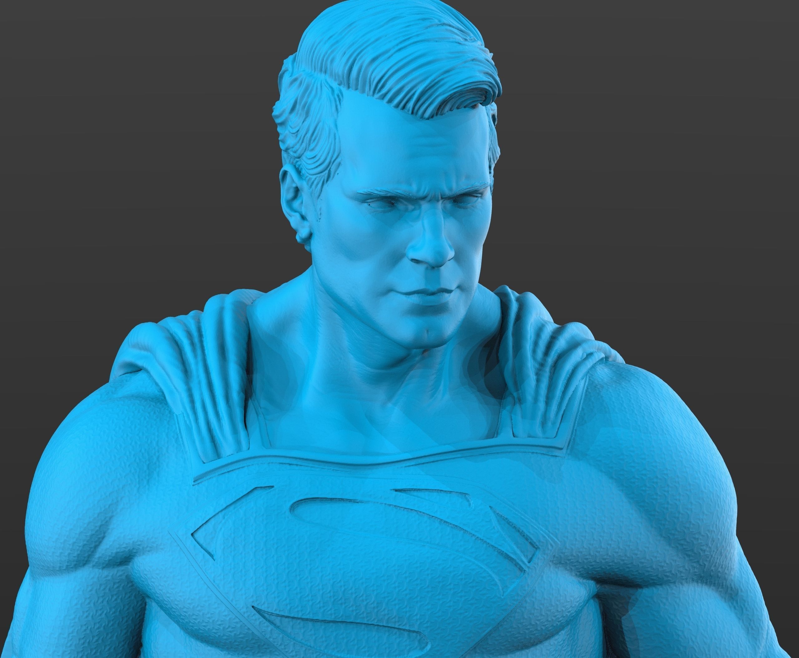 Superman from Man of steel 3D print model_2