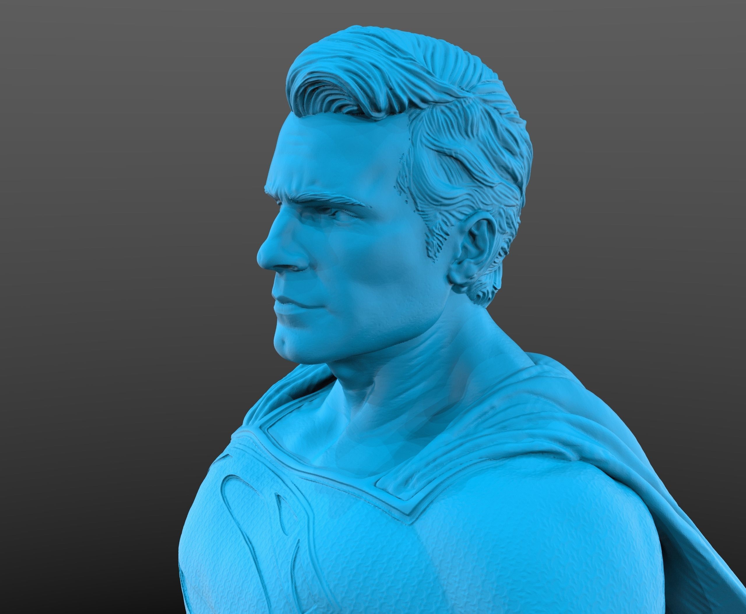 Superman from Man of steel 3D print model_4