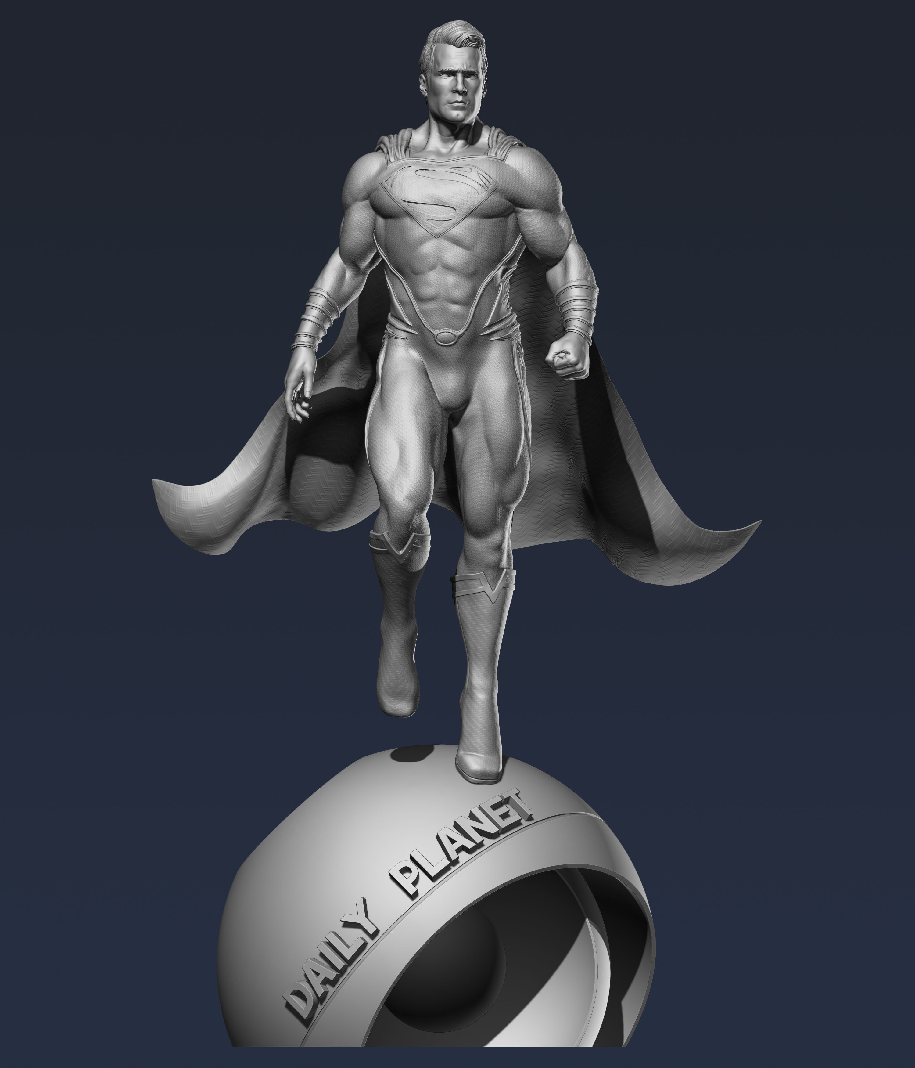 Superman from Man of steel 3D print model_5