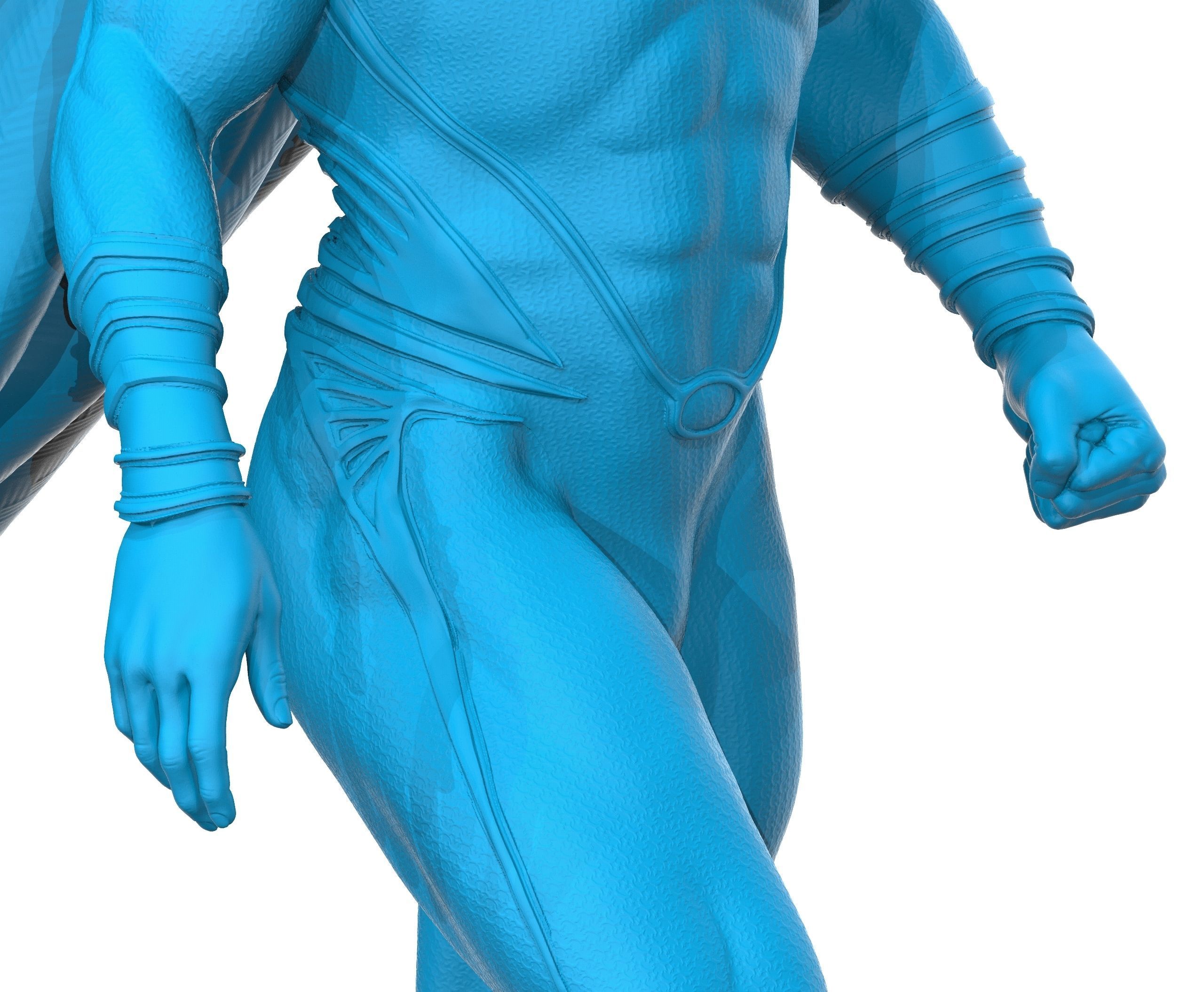 Superman from Man of steel 3D print model_3