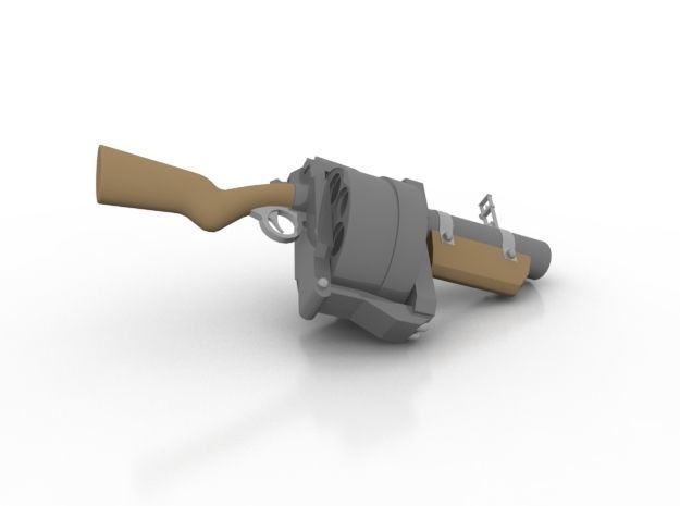 Toy Grenade Launcher 3D model_8