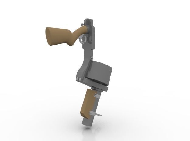 Toy Grenade Launcher 3D model_7