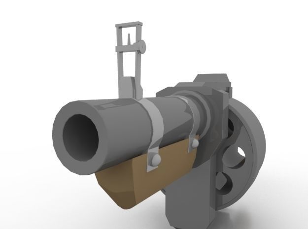 Toy Grenade Launcher 3D model_2