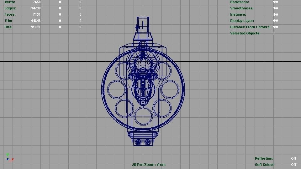 Toy Grenade Launcher 3D model_11
